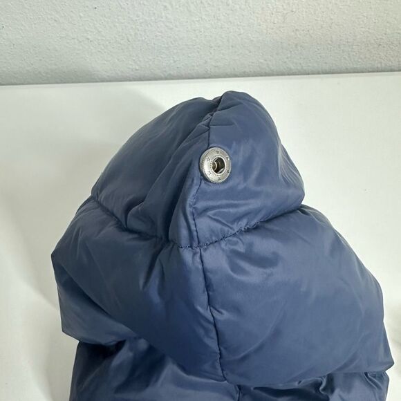 Rare Bomboogie Baby Pure Down Padding Jacket Size 9-12M Navy Blue Packets EUC - Picture 4 of 13